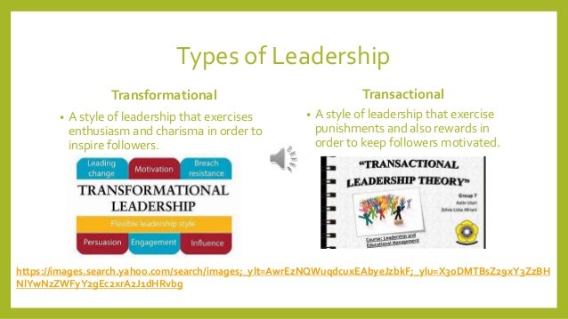 Transactional vs transformational leadership