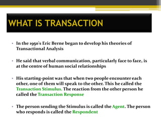 Transaction analysis | PPT