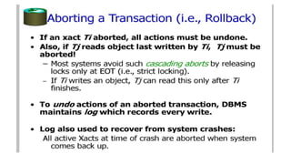 transaction management-database management system