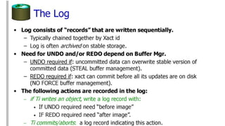 transaction management-database management system