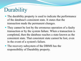 Transaction management and concurrency