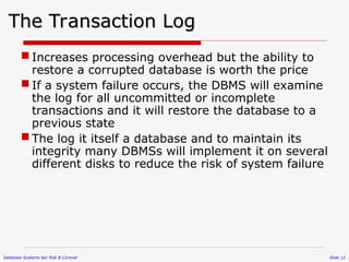 TRANSACTION MANAGEMENT AND CONCURRENCY CONTROL-lecture 2&3.ppt