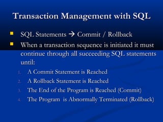 Transaction management | PPT