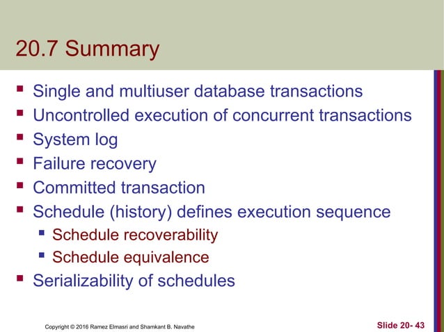 Transaction Processing Databse Management Pptx