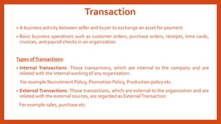 Transaction processing system (TPS) | PPTX
