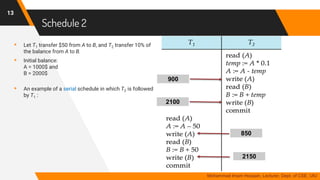 DBMS 10 | Database Transactions | PDF