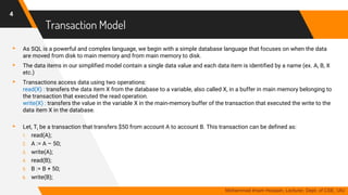 DBMS 10 | Database Transactions | PDF