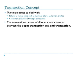 Transactions relational database management system | PPTX
