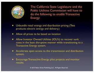 © 2015 Baker Street Publishing, LLC.  All Rights Reserved.
What are the impacts on the storage owners
and the renewables i...
