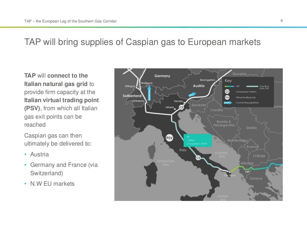 Trans Adriatic Pipeline (TAP) The European leg of the Southern Gas
