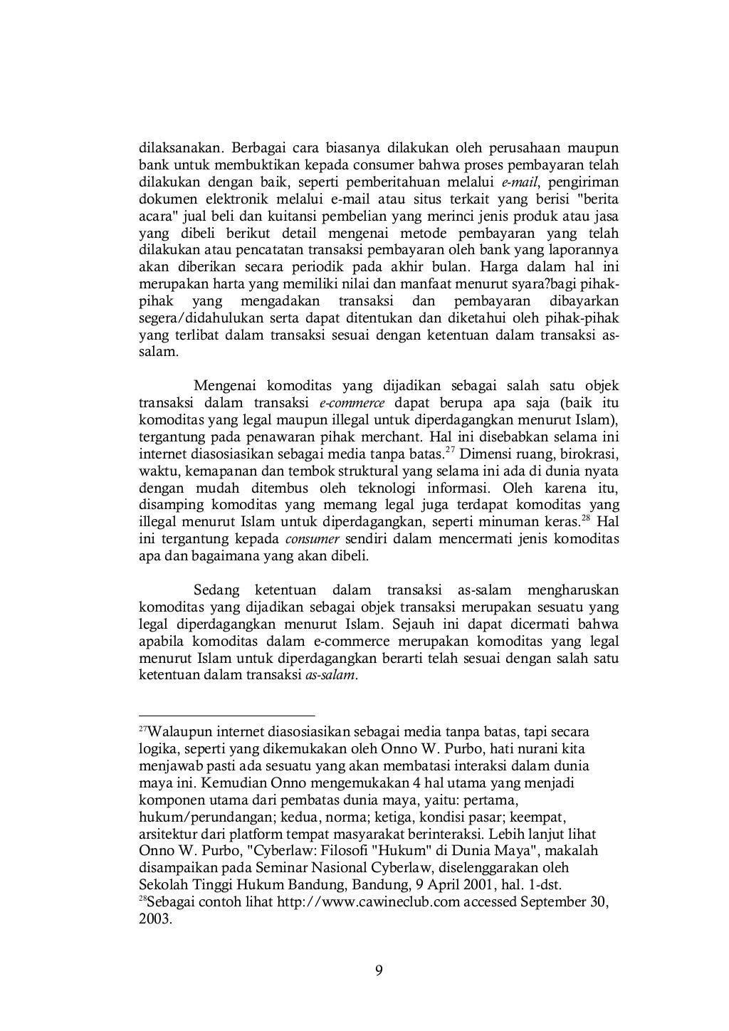 Transaksi bisnis e commerce perspektif islam