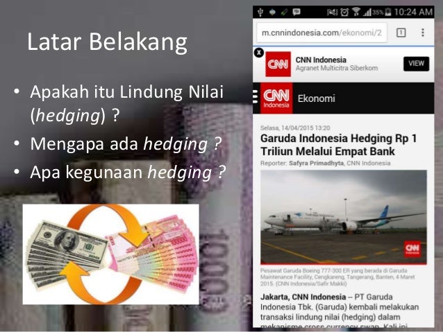 Transaksi lindung nilai (hedging)