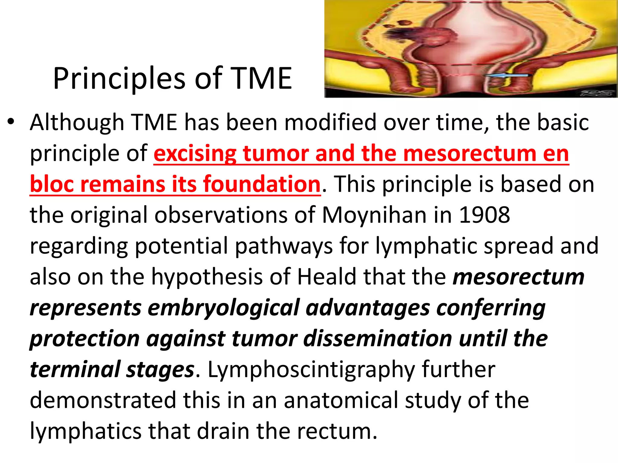 Transanal total mesorectal excision PPT