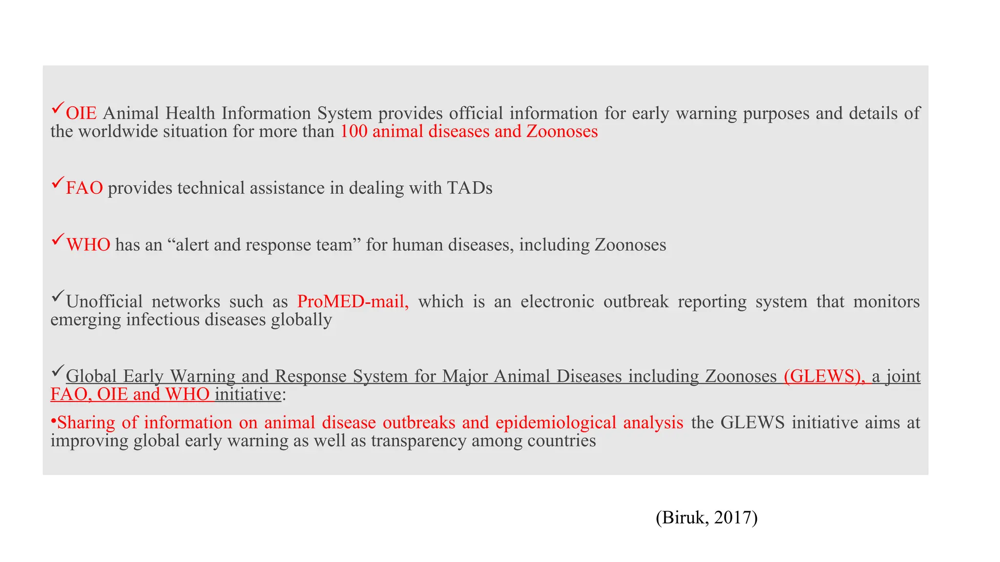 Transboundary diseases and their control | PPT