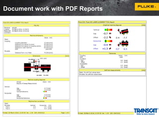 Document work with PDF Reports 
 