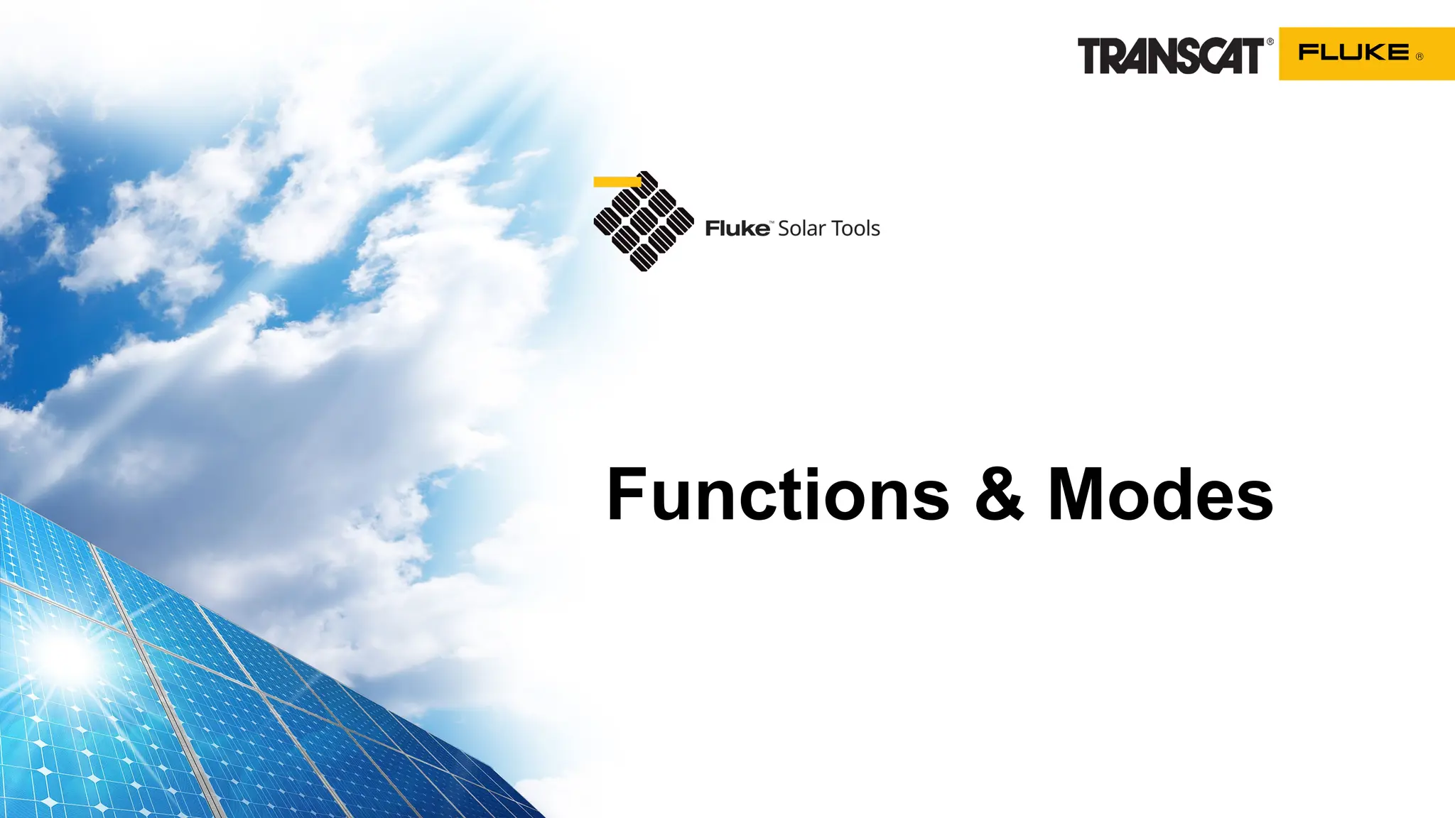 Functions & Modes
 