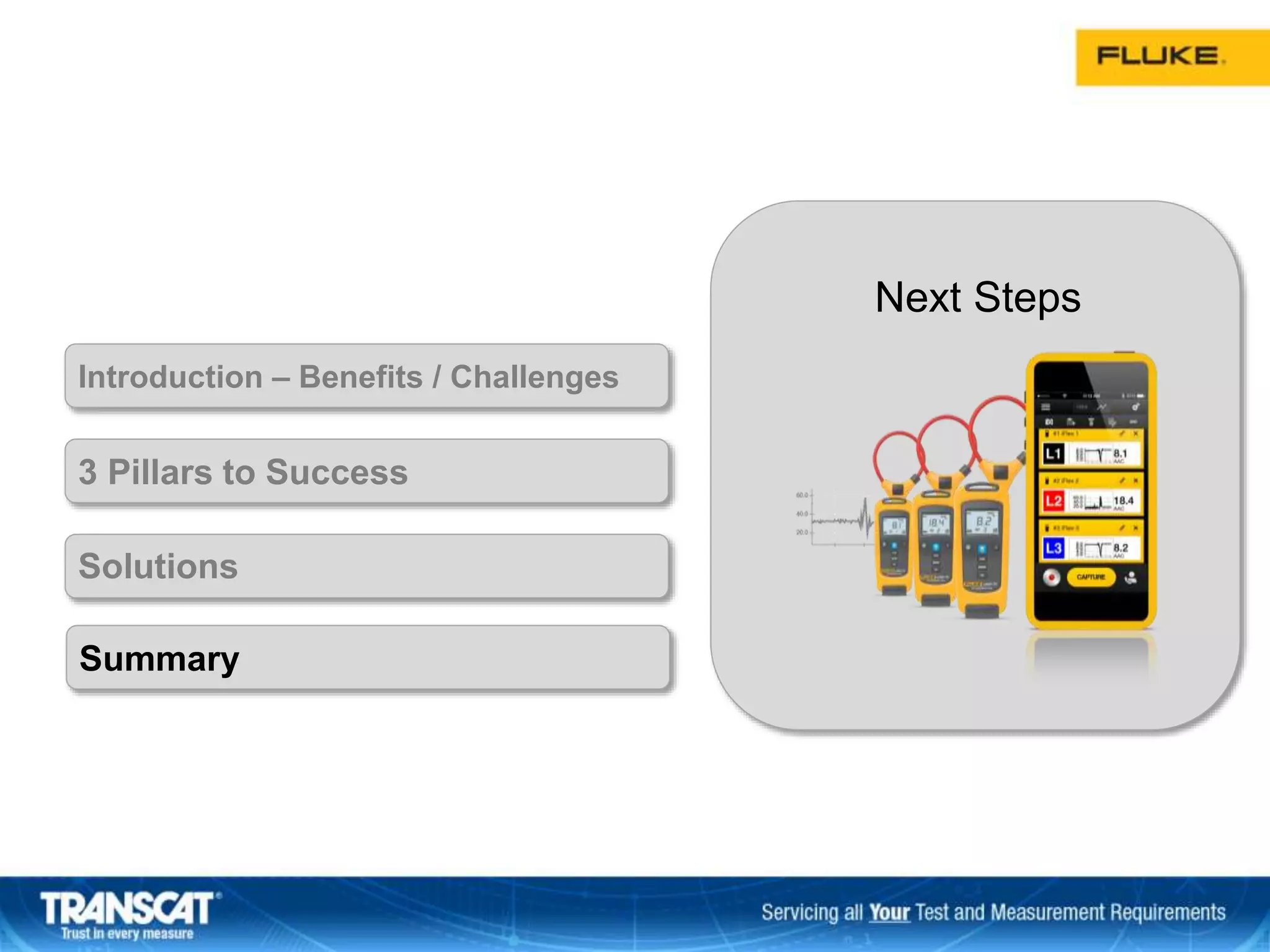 Introduction – Benefits / Challenges
3 Pillars to Success
Solutions
Next Steps
Summary
 