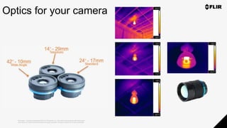 Proprietary - Company Confidential ©2019 FLIR Systems Inc. Information and equipment described herein
may require US Government authorization for export purposes. Diversion contrary to US law is prohibited.
Optics for your camera
 