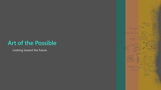 Art of the Possible
Looking toward the future…
 