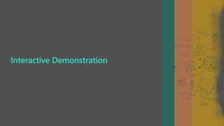 Interactive Demonstration
 