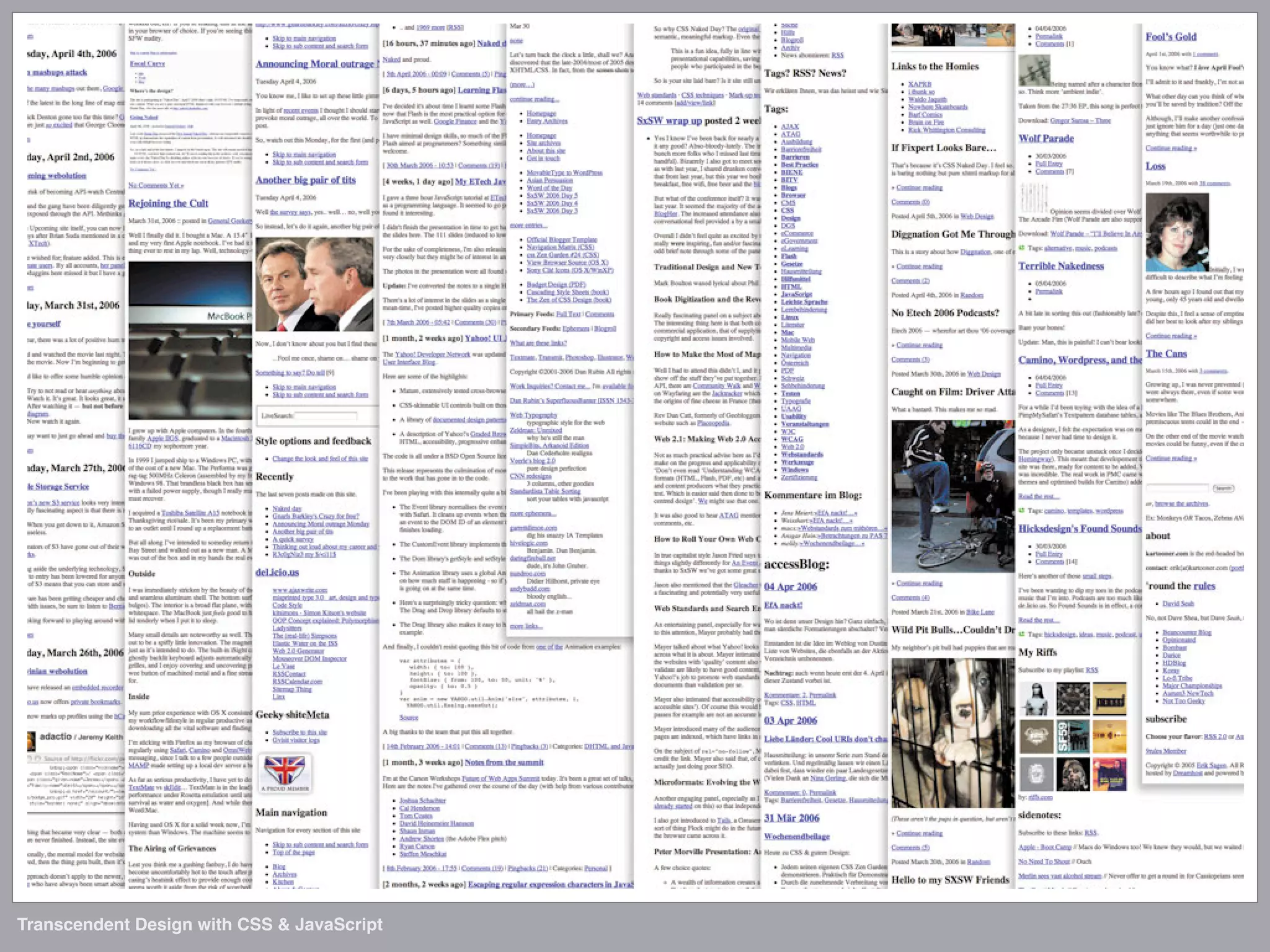 Transcendent Design with CSS & JavaScript (Web Directions North '07)