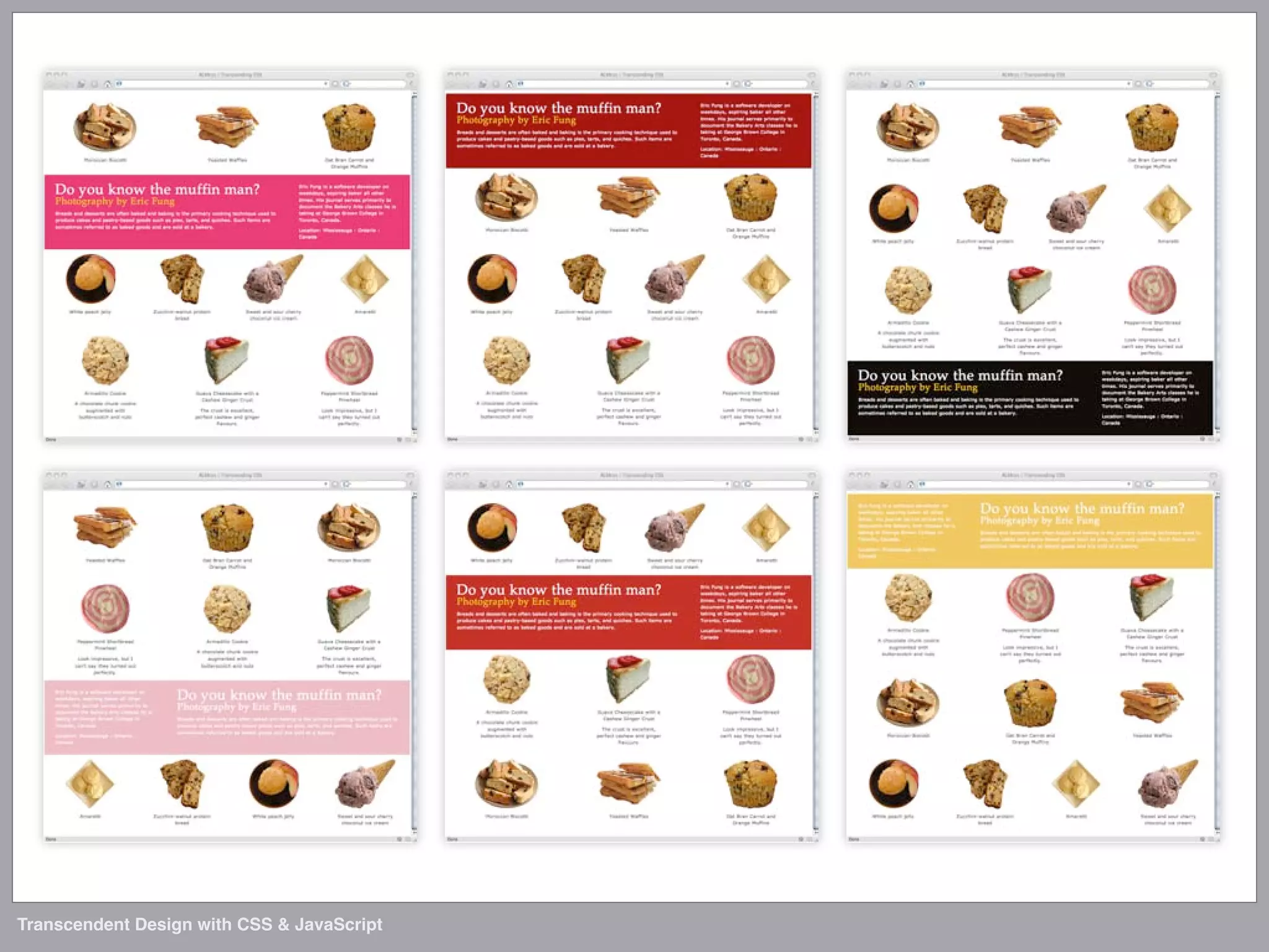 Transcendent Design with CSS & JavaScript (Web Directions North '07)