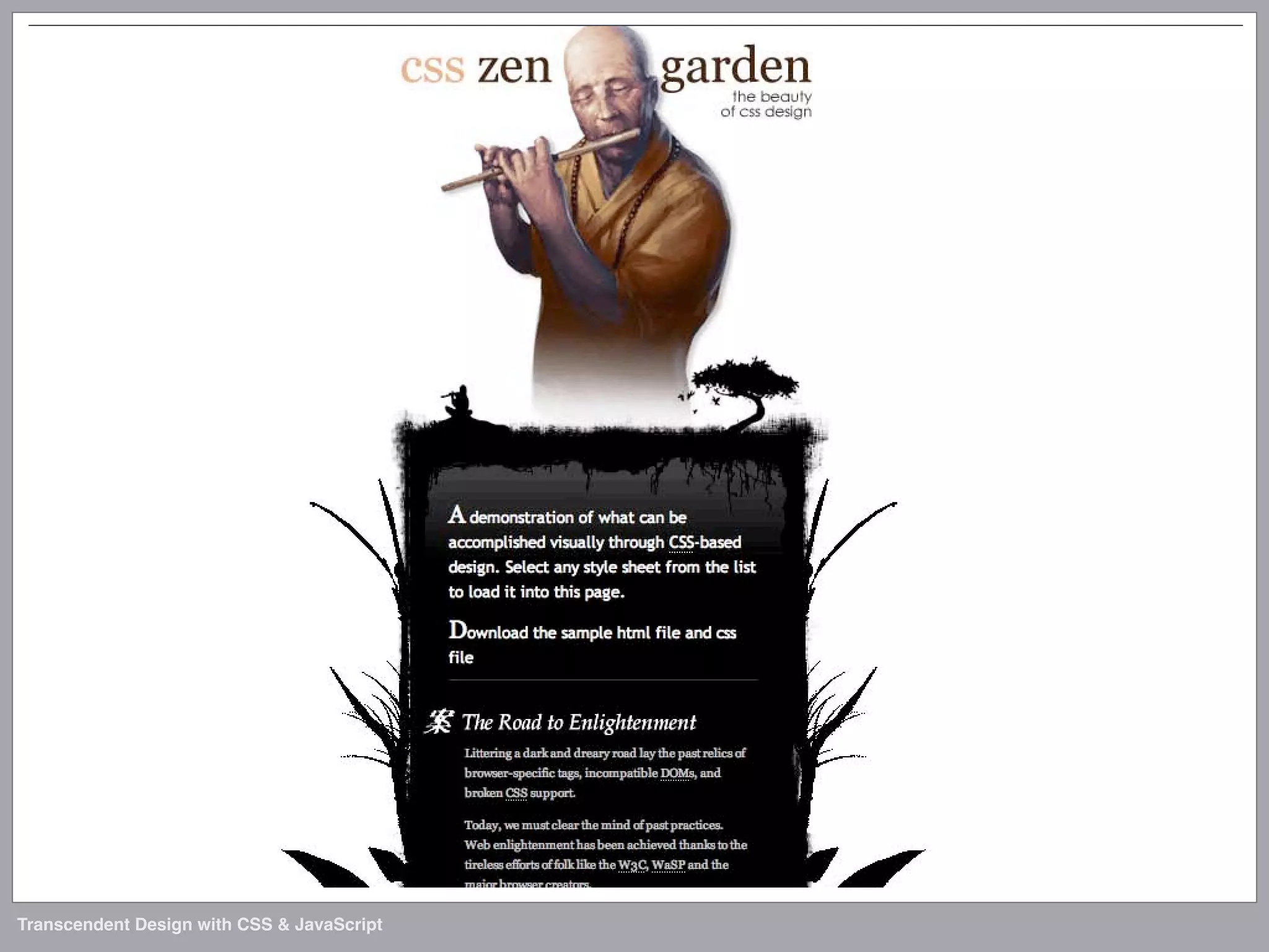 Transcendent Design with CSS & JavaScript (Web Directions North '07)