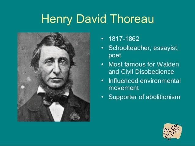 Henry David Thoreau Argumentative Essay