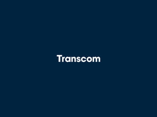 Transcom Q1 2016 results presentation
