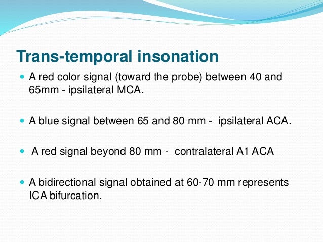 transcranial doppler depths transcranial doppler depths
