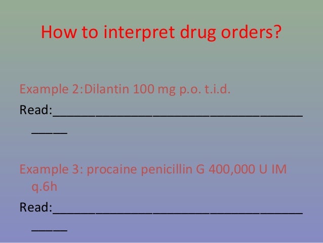How to write a order