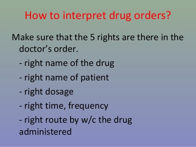 Dating and timing of physician orders