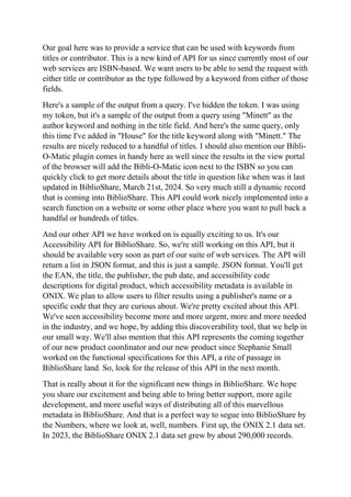 Transcript: New from BookNet Canada for 2024: BNC BiblioShare - Tech ...