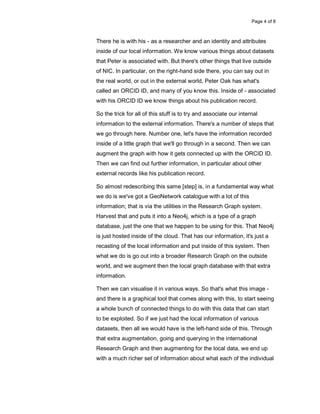 Transcript - Tracking Research Data Footprints via Integration with ...