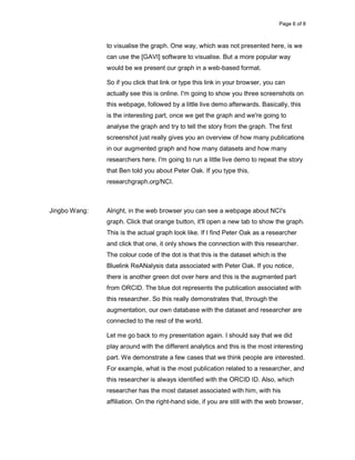 Transcript - Tracking Research Data Footprints via Integration with ...