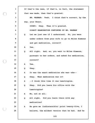 Transcript divorce hearing volume ii part 1