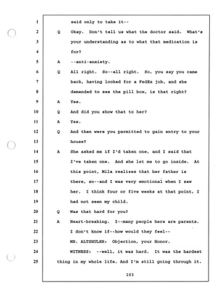 Transcript divorce hearing volume ii part 1