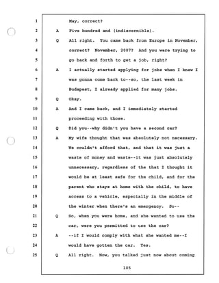 Transcript divorce hearing volume ii part 1