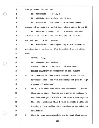 Transcript divorce hearing volume ii part 1