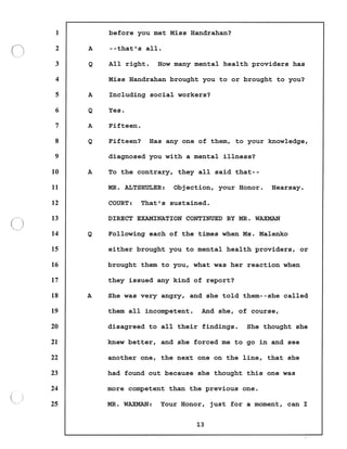 Transcript divorce hearing volume ii part 1