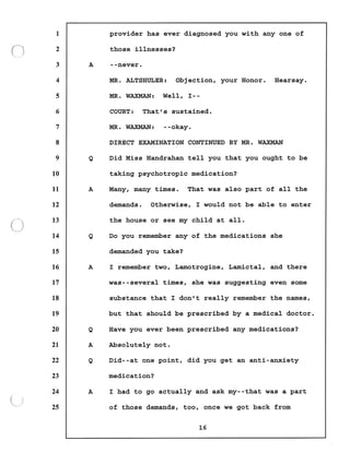 Transcript divorce hearing volume ii part 1