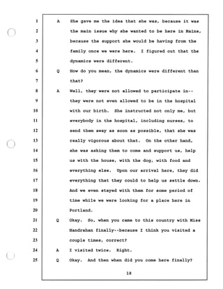Transcript divorce hearing volume ii part 1