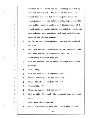 Transcript divorce hearing volume ii part 1