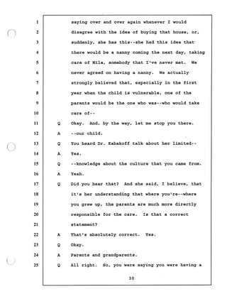 Transcript divorce hearing volume ii part 1