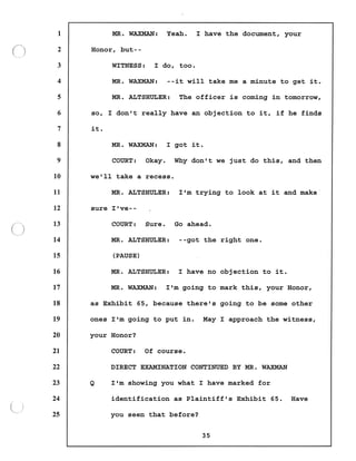 Transcript divorce hearing volume ii part 1