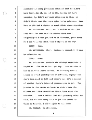 Transcript divorce hearing volume ii part 1