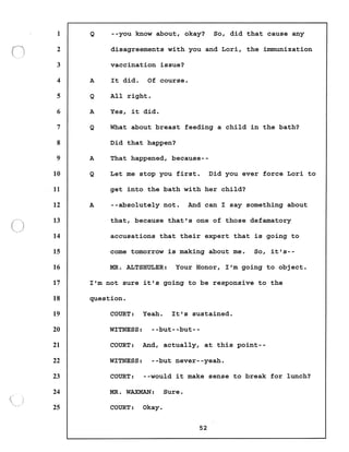 Transcript divorce hearing volume ii part 1