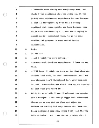 Transcript divorce hearing volume ii part 1