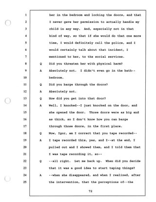 Transcript divorce hearing volume ii part 1