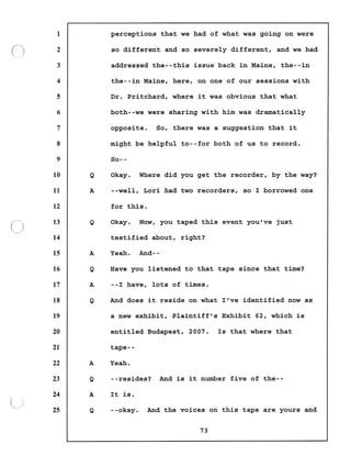Transcript divorce hearing volume ii part 1